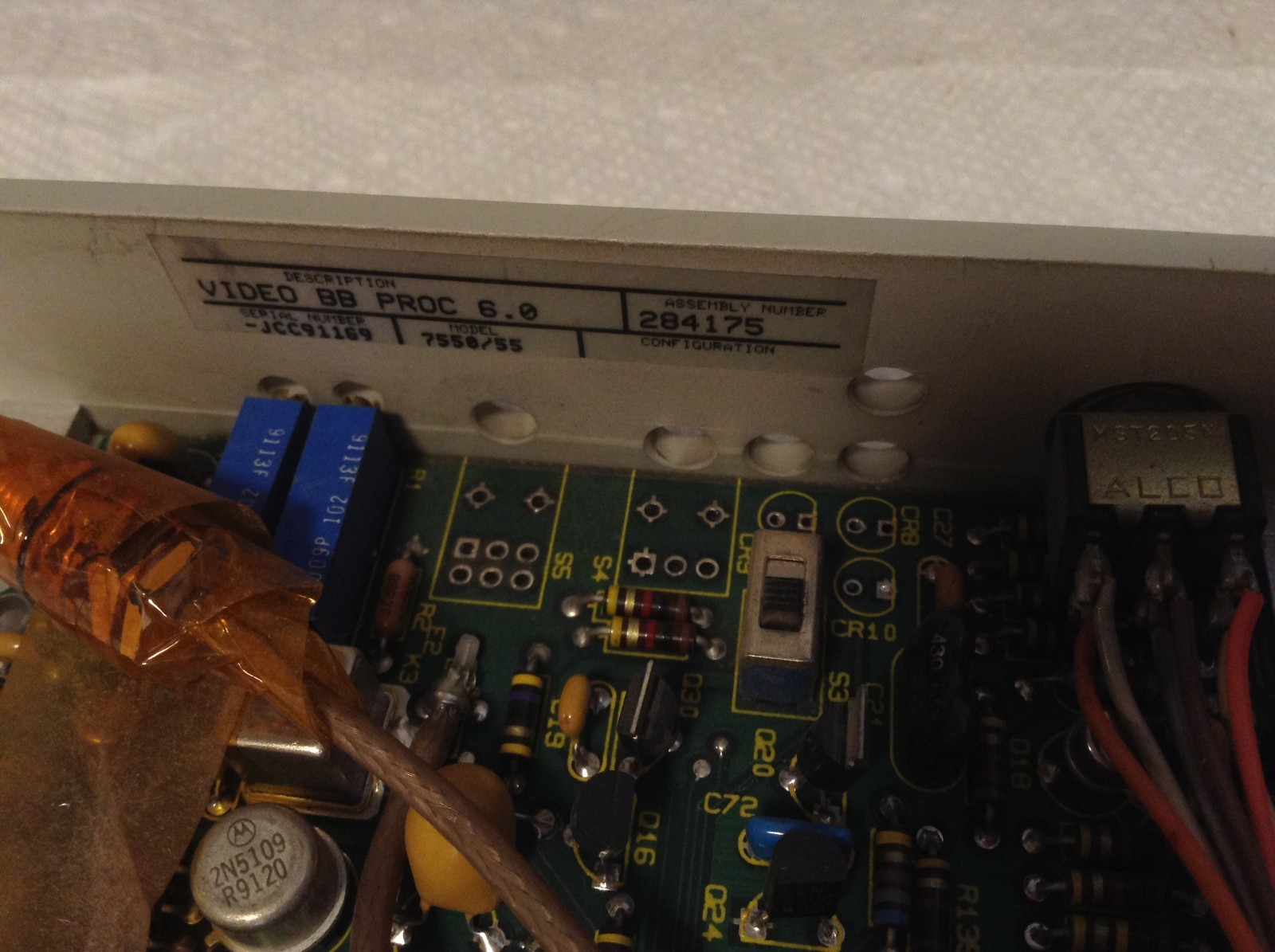 Scientific Atlanta 284175 Video Basebard Processor 284170