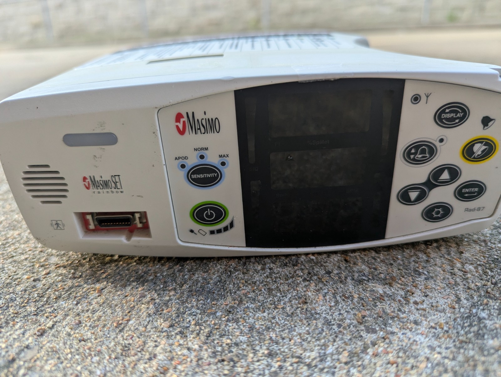 Masimo Rad-87 Bedside Pulse Oximeter, Rainbow SET Technology