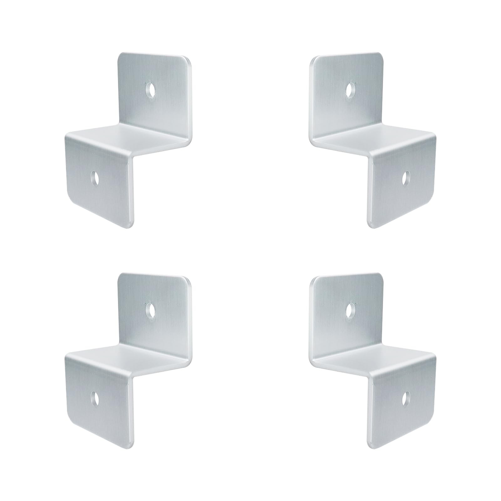KUMGROT 4 Sets Solar Panel Brackets Aluminum Alloy Z Brackets for Solar Panel...