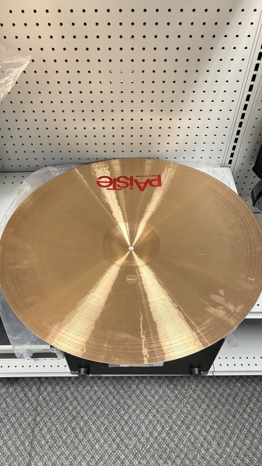 Paiste 2002 24” Ride Cymbal Red Label Swiss Made Excellent Condition