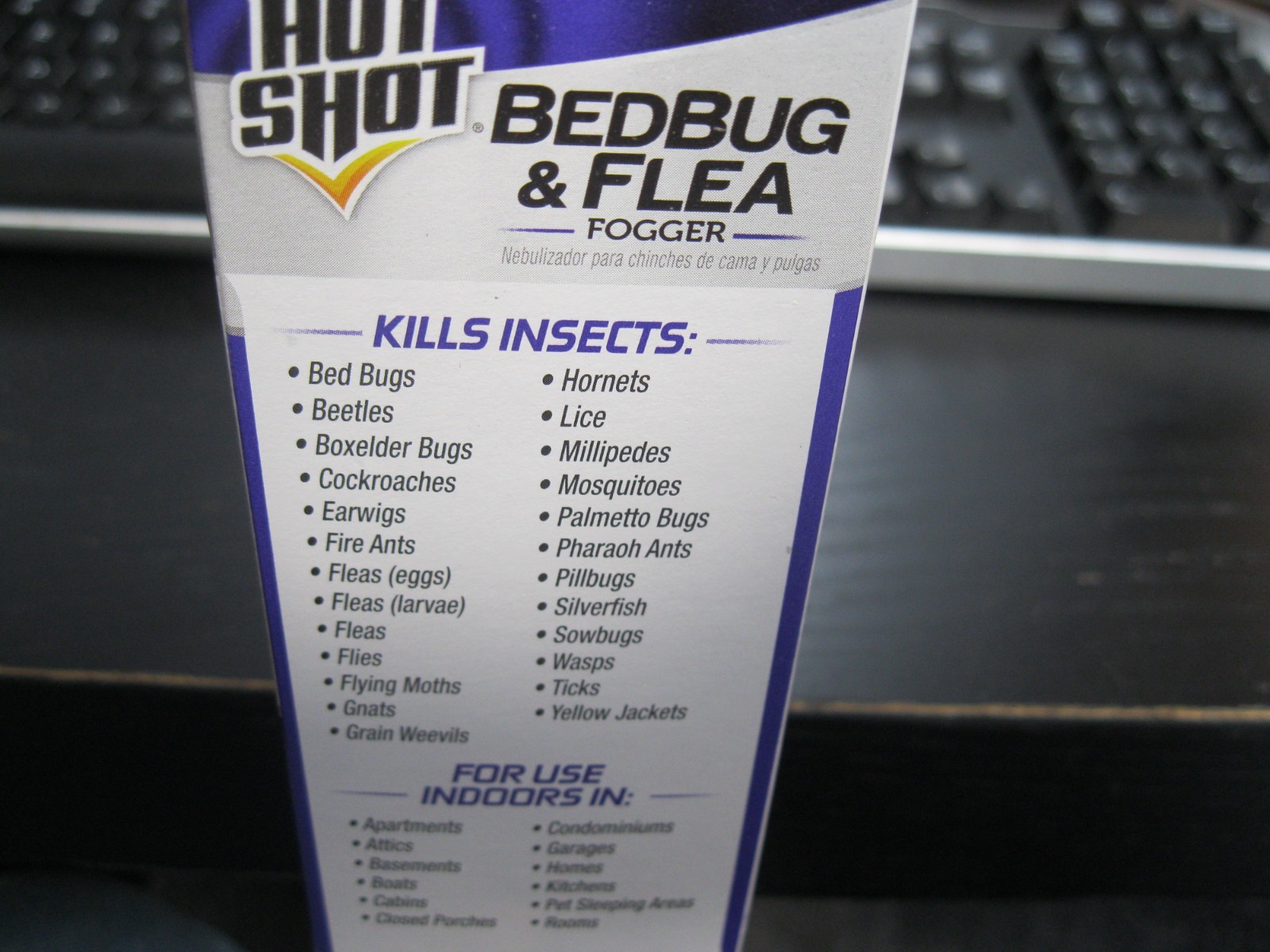 HOT SHOT BED BUG & FLEA FOGGER MOSQUITO FLIES TICKS 3 BOXES OF 3 FOGGERS EA NEW
