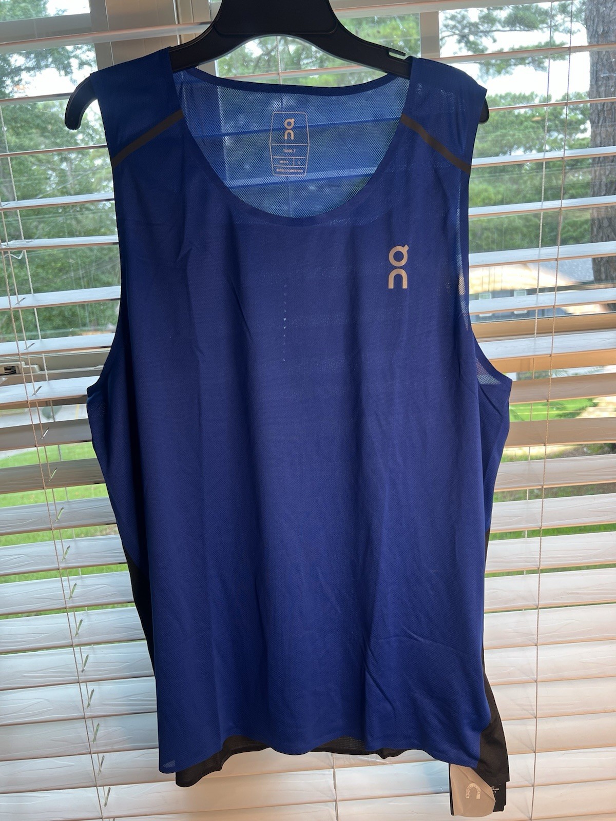 On Running Tank Top Mens M (?) Blue Sleeveless Athletic Lightweight Shirt Cloud