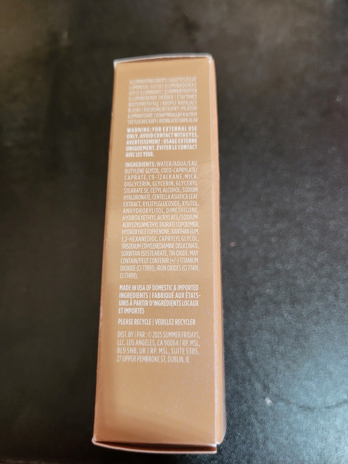 Summer Fridays Illuminating Drops- 1 fl oz- NIB