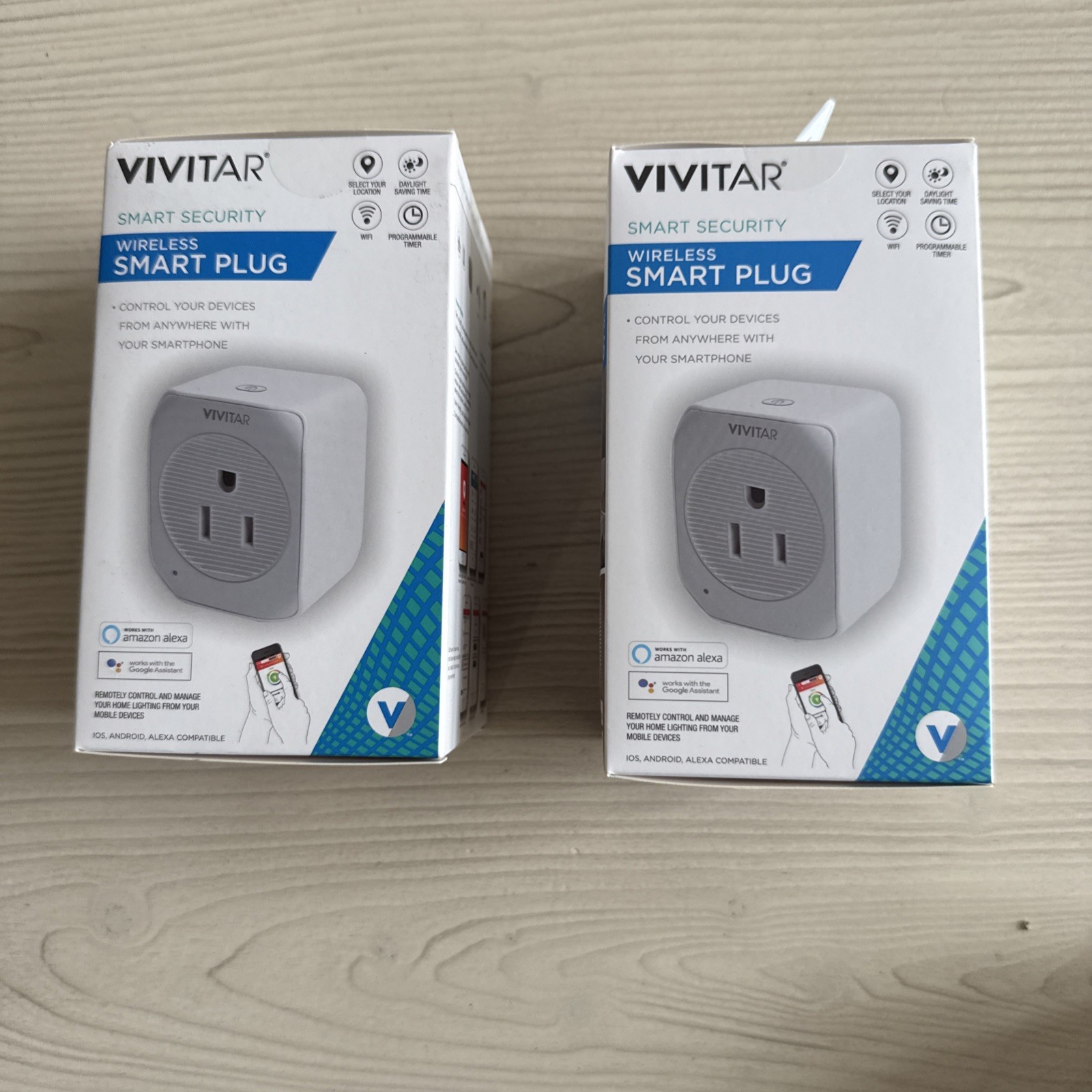 VIVITAR Smart Security Wireless Smart Plug 2 Boxes