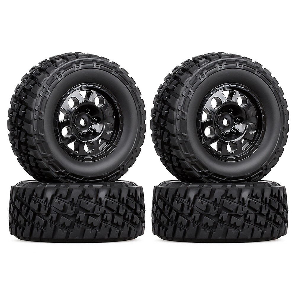 Rc Car Wheel Tire for Hpi Blitz Arrma Fury Associated Rc10sc Losi Tenacity 4Pcs