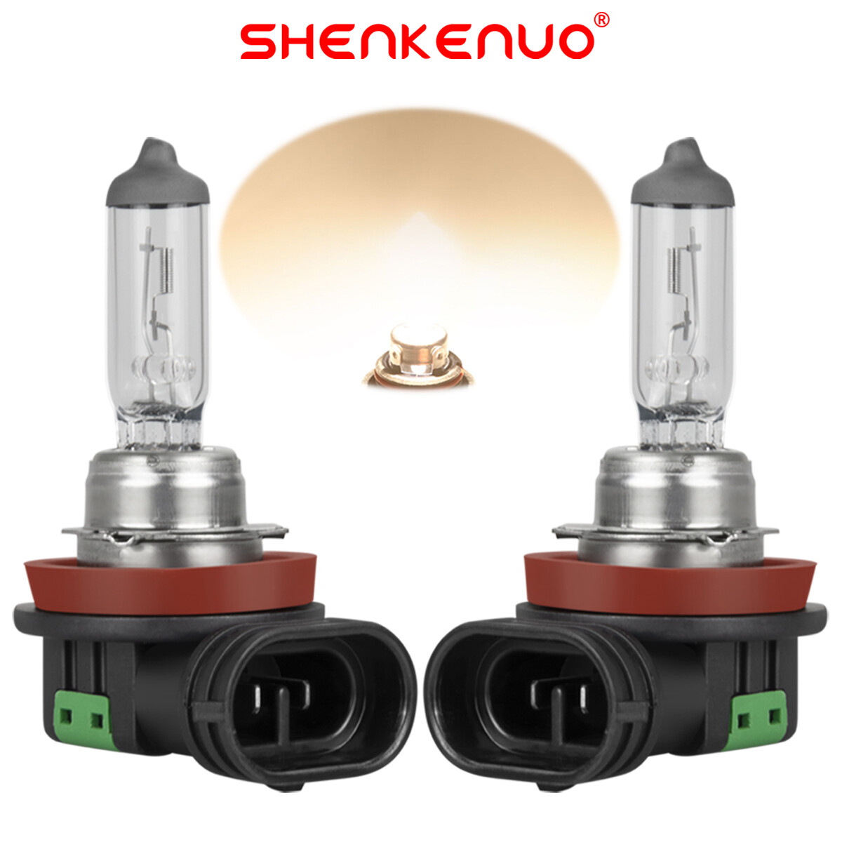 Stock Fit H11 Halogen Headlight Bulbs For Toyota Prius 2010-2017 Low Beam 3400K