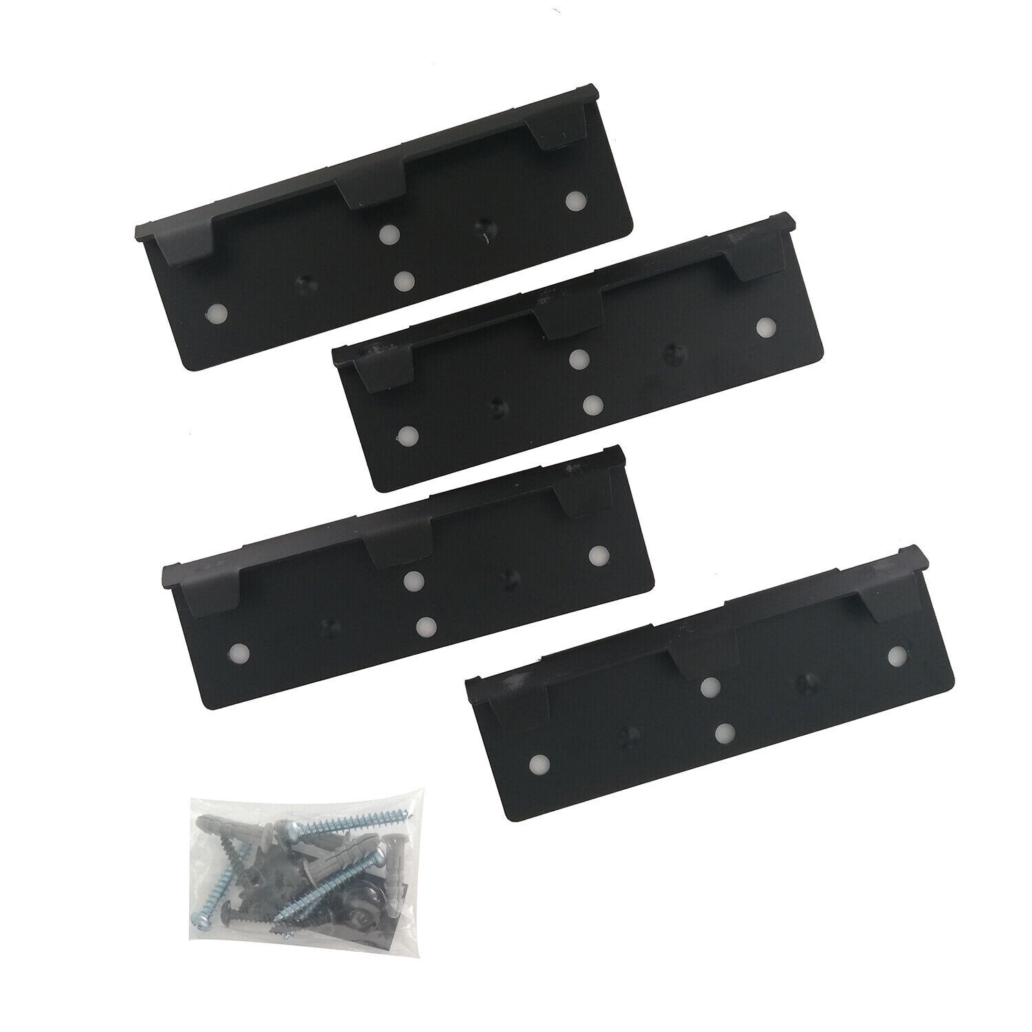 4Pcs For 301 WB-3 and Bose 201 Bookshelf Speaker Wall Brackets Black