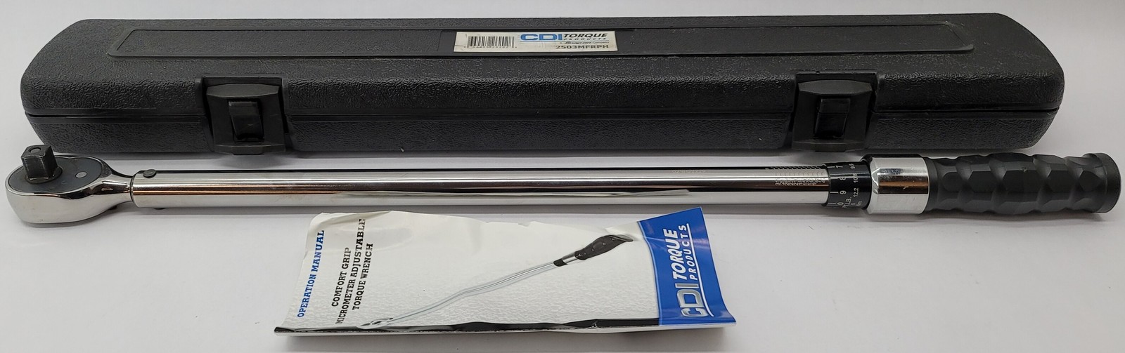 1/2 Dr 30-250 Ft Lbs / 47-332 Nm CDI Comfort Grip Adjustable Torque Wrench
