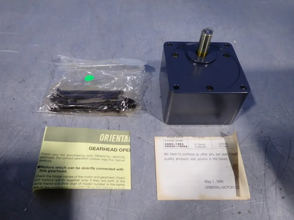 ORIENTAL MOTOR GEAR HEAD 5GN30KA