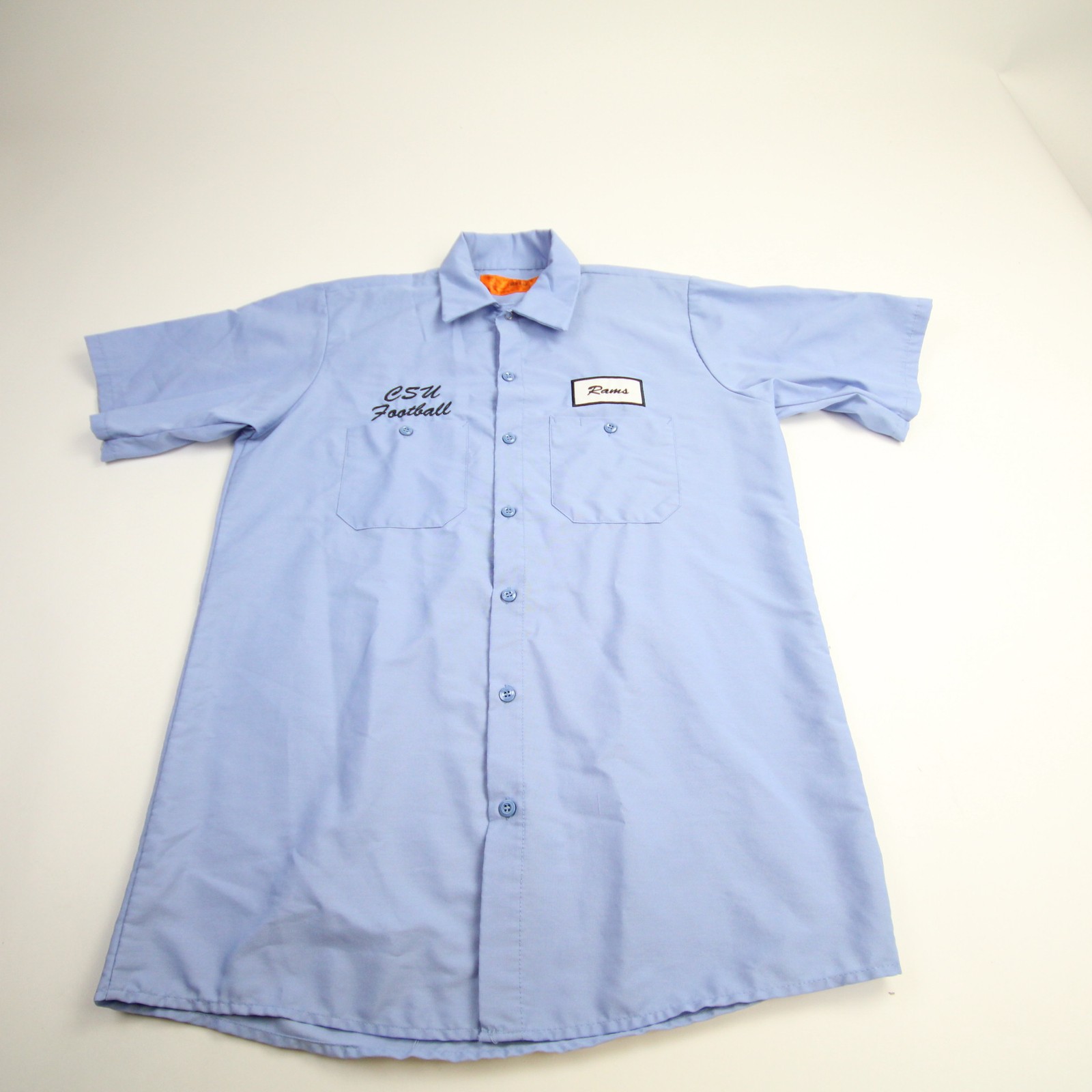 CSU Rams Red Kap Button-Up Men's Light Blue New without Tags Multiple Sizes