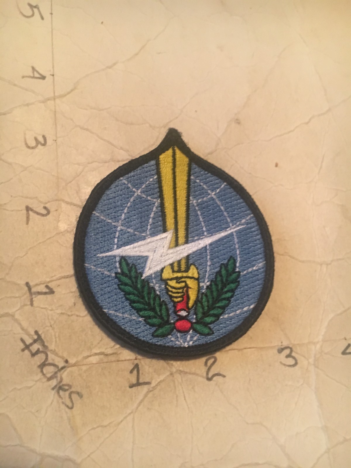USAF 7th Military Airlift Squadron patch 9/10/25 with hook & loop back