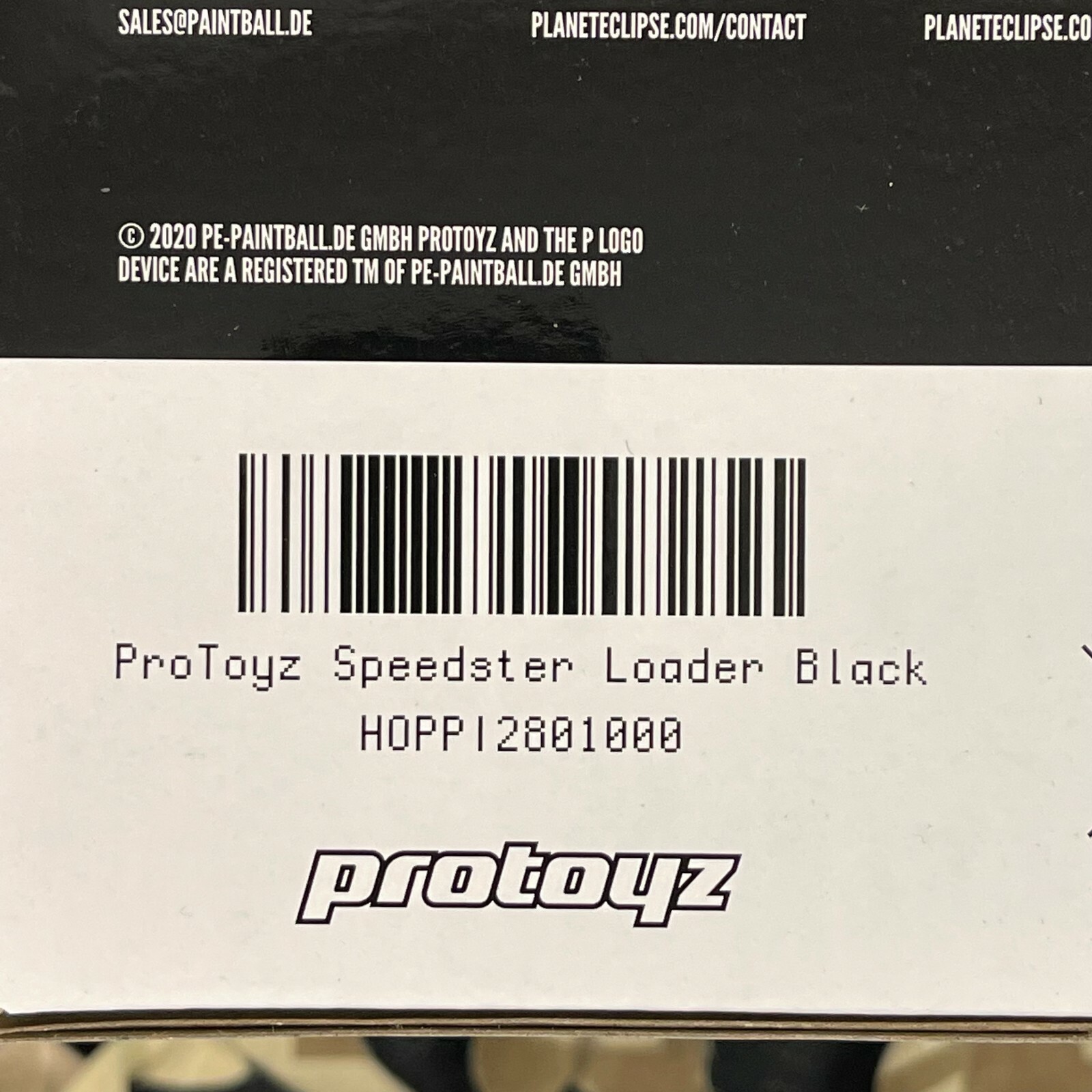 NEW Protoyz Speedster Multi-Caliber Paintball Loader By Planet Eclipse - Black