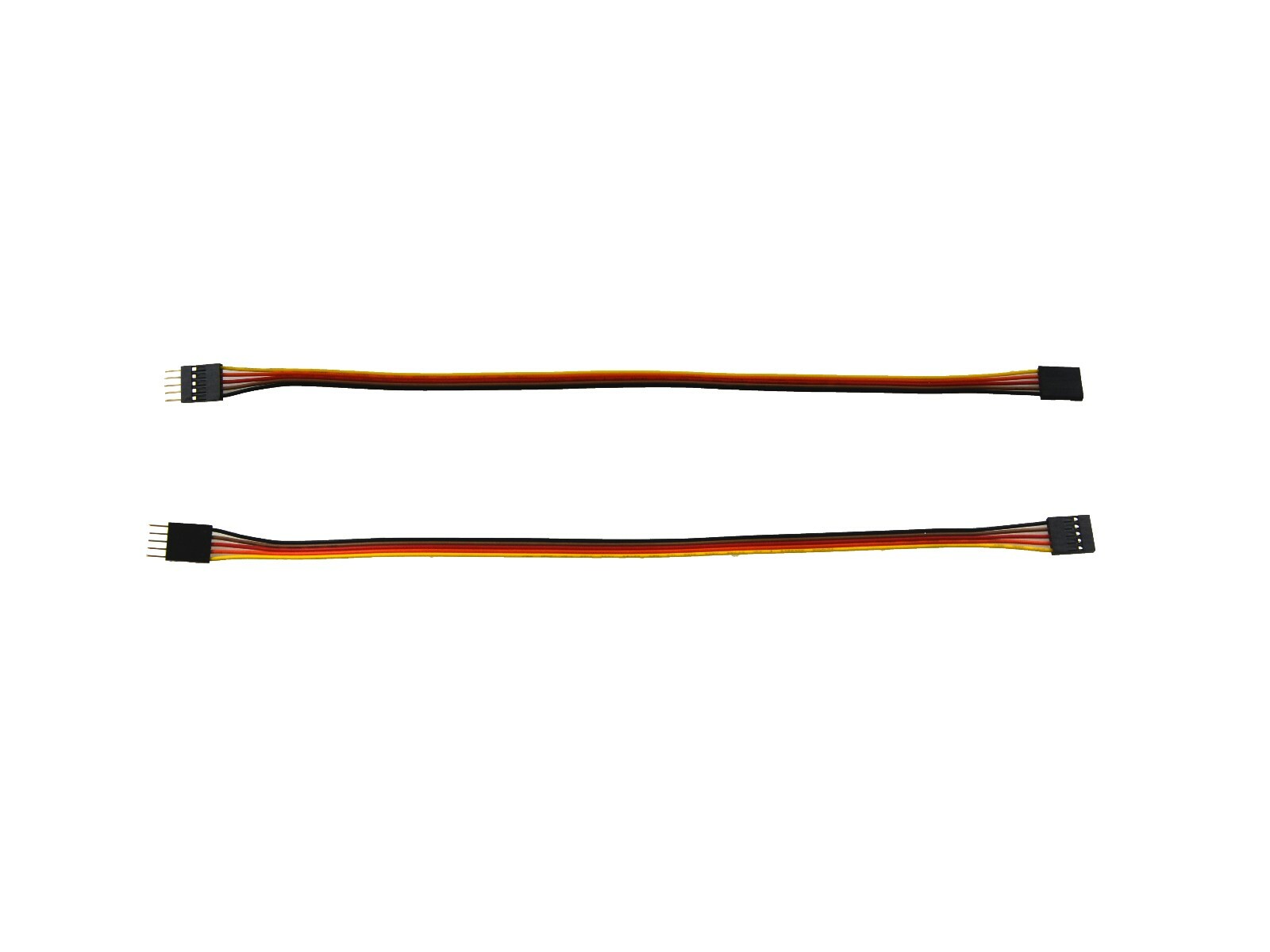 5Pcs 5 Wire Resistive Touch Screen Panel Extension Cable Extension Cord Adapter