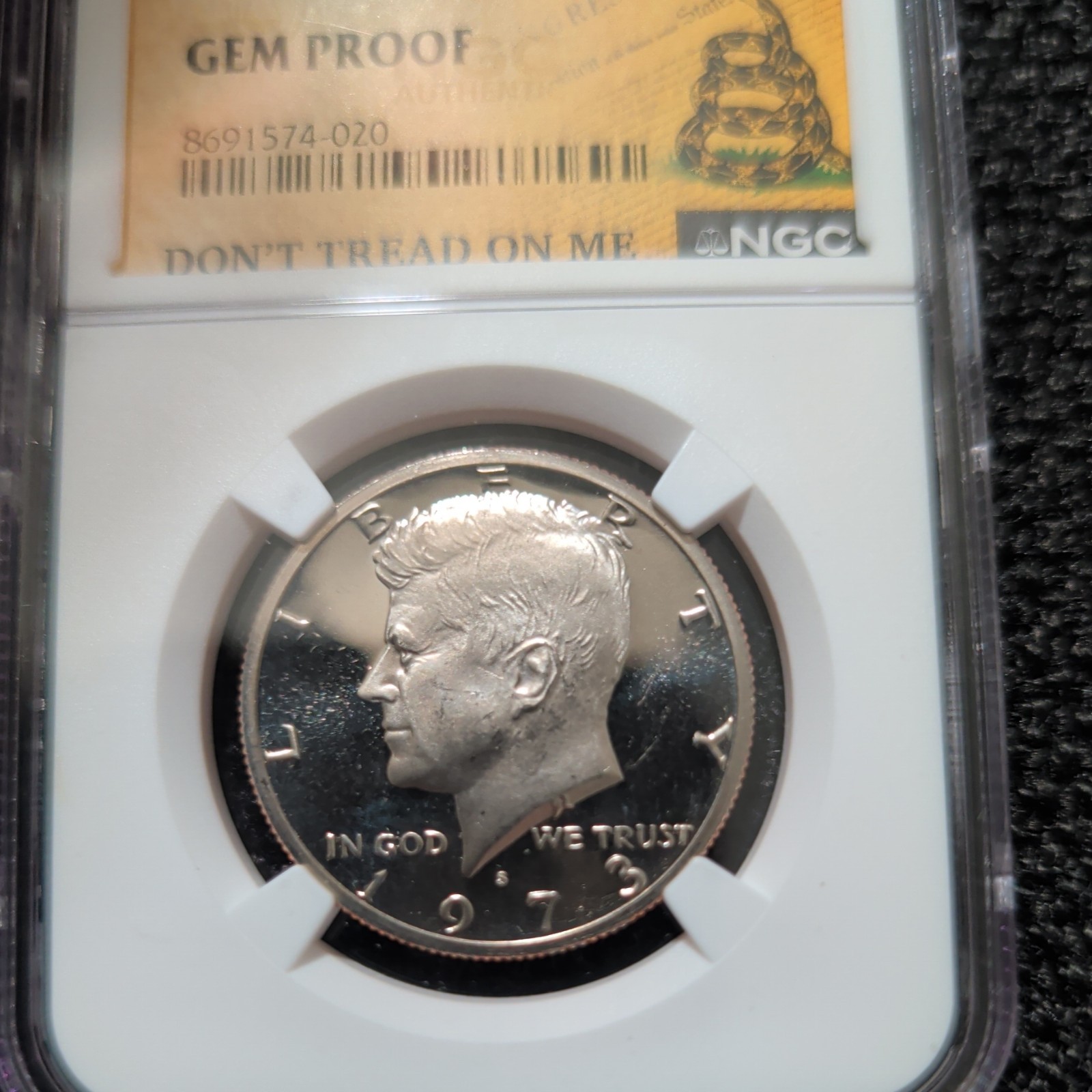1973 S NGC GEM PROOF Kennedy Half Dollar
