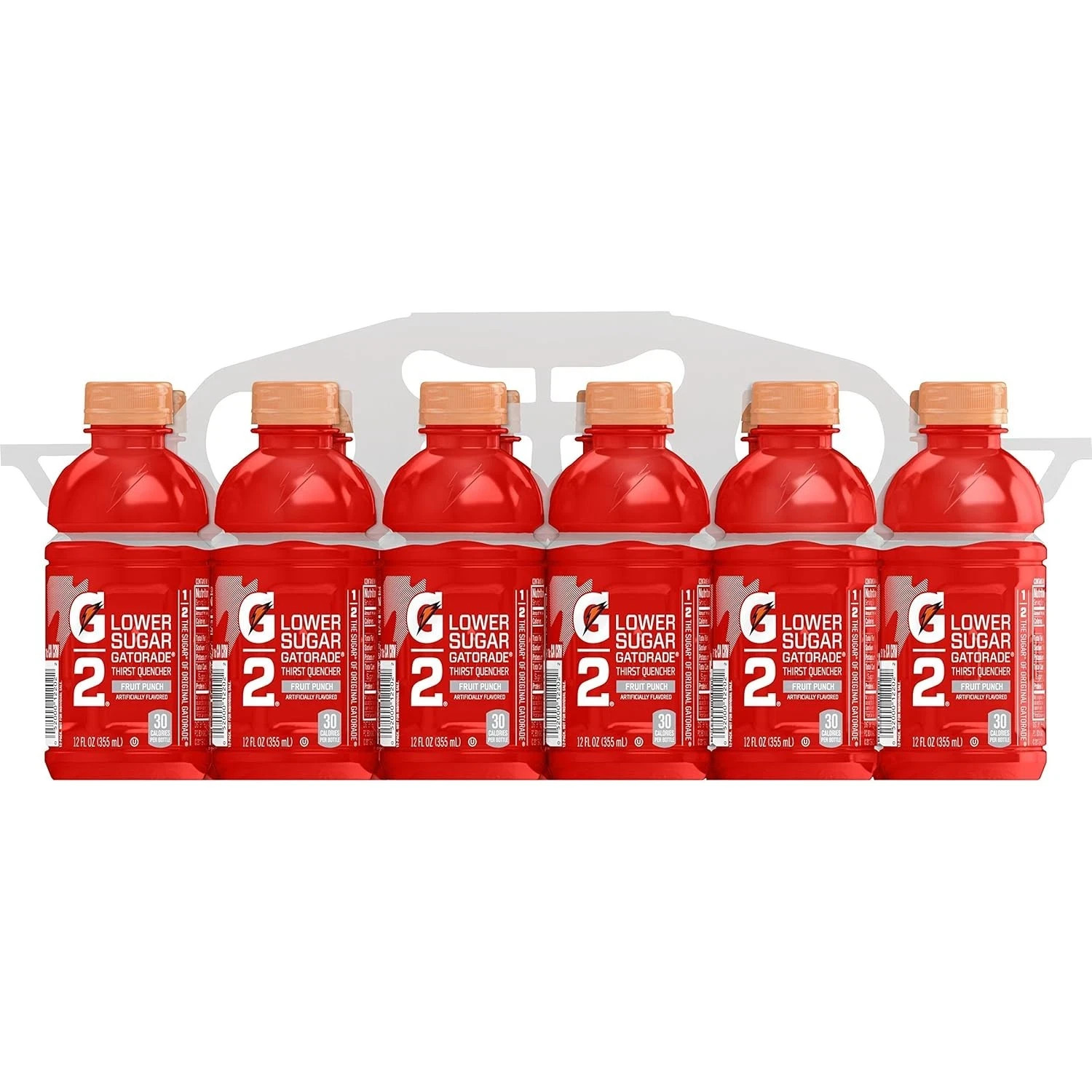 G2 Thirst Quencher Sports Drink Fruit Punch 12oz Bottles – 12 Pack, Electrolytes