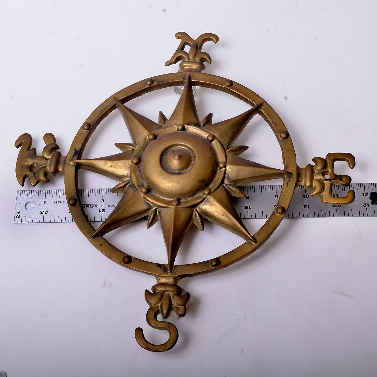 Decoratiove Compass Wall Sculpture