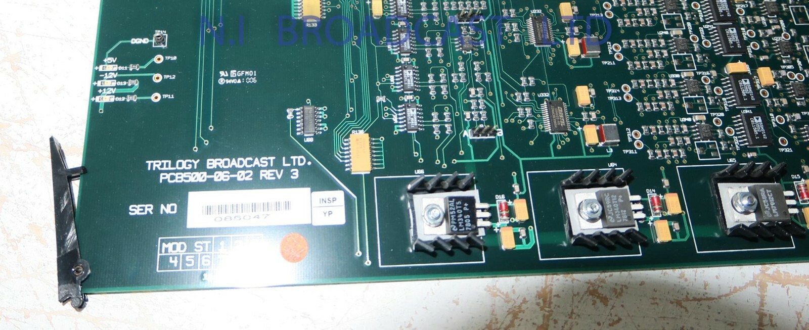 Trilogy Commander intercom talkback input board with 6 inputs