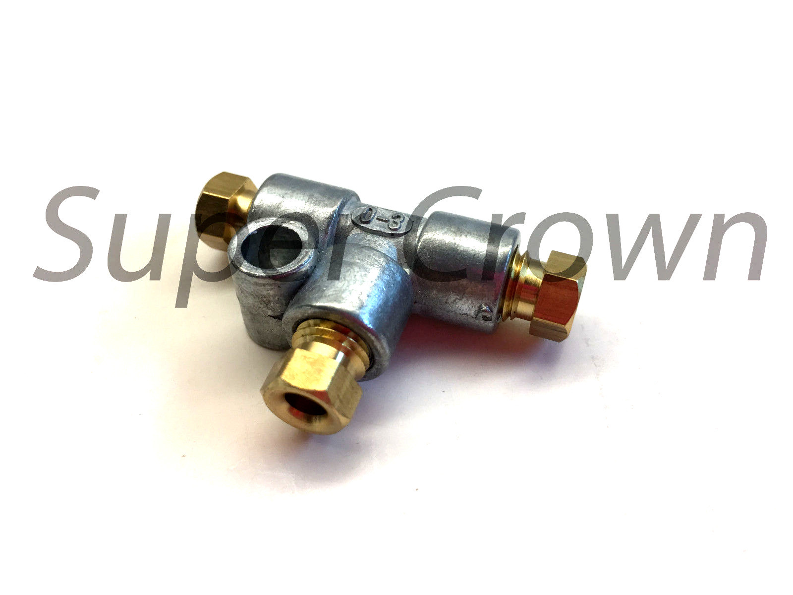Aluminum Female Tee Oil Distributing Seat Connector Adapter w/ ID Thread PKD 4 6