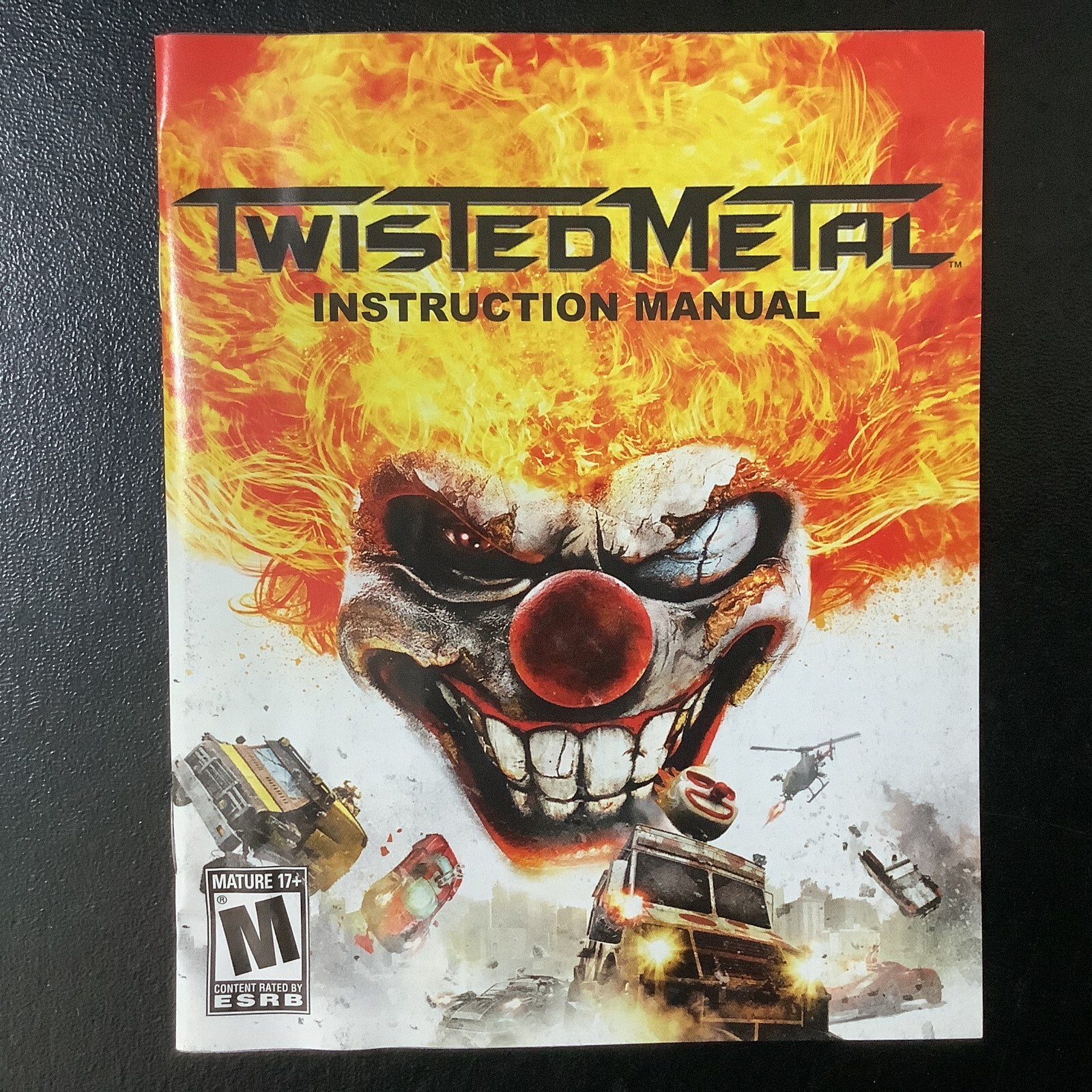 Twisted Metal PS3 PlayStation 3 Instruction Manual Only