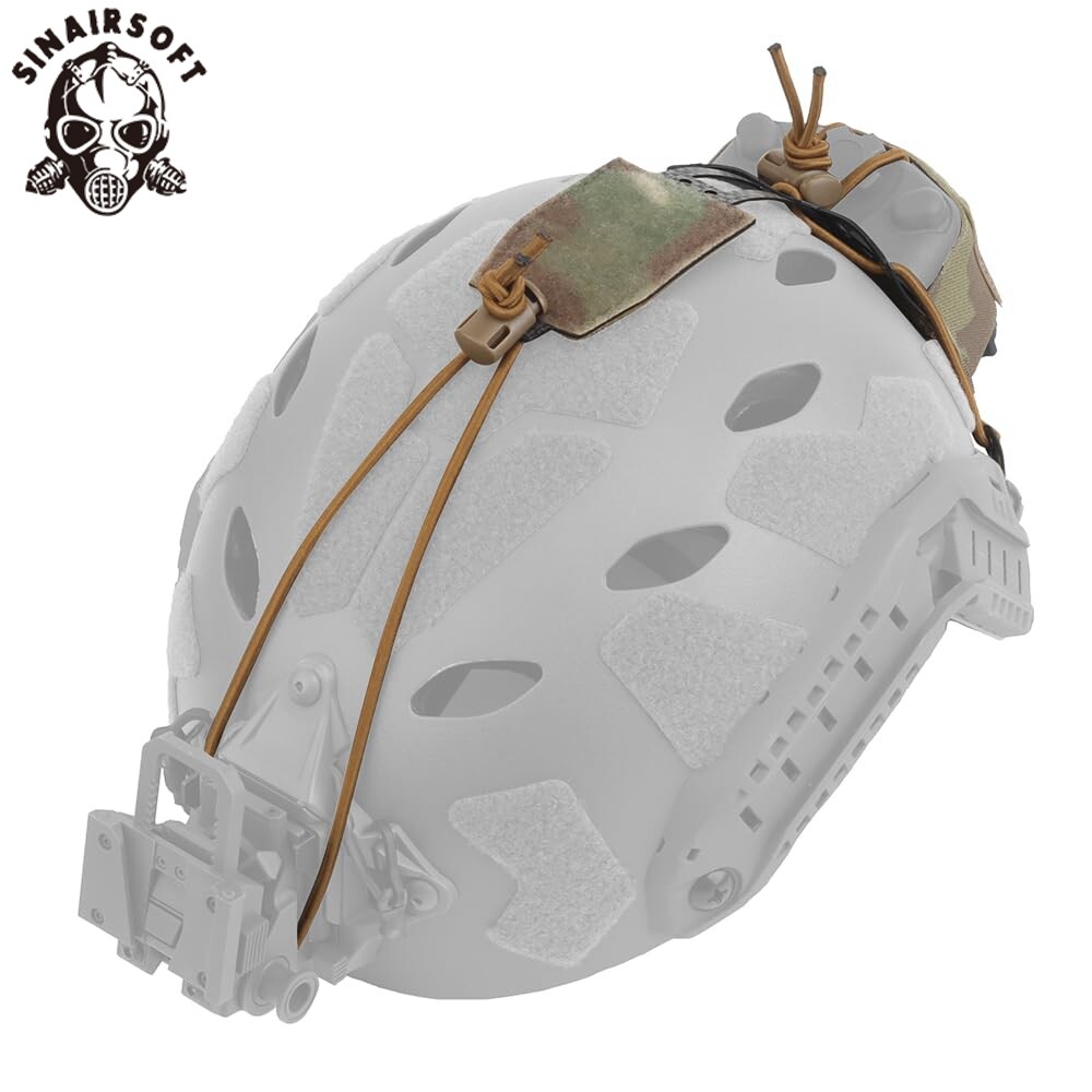 Tactical PVS31 NVG Helmet Battery Case Pouch Storage Bag T-shaped Battery Pack