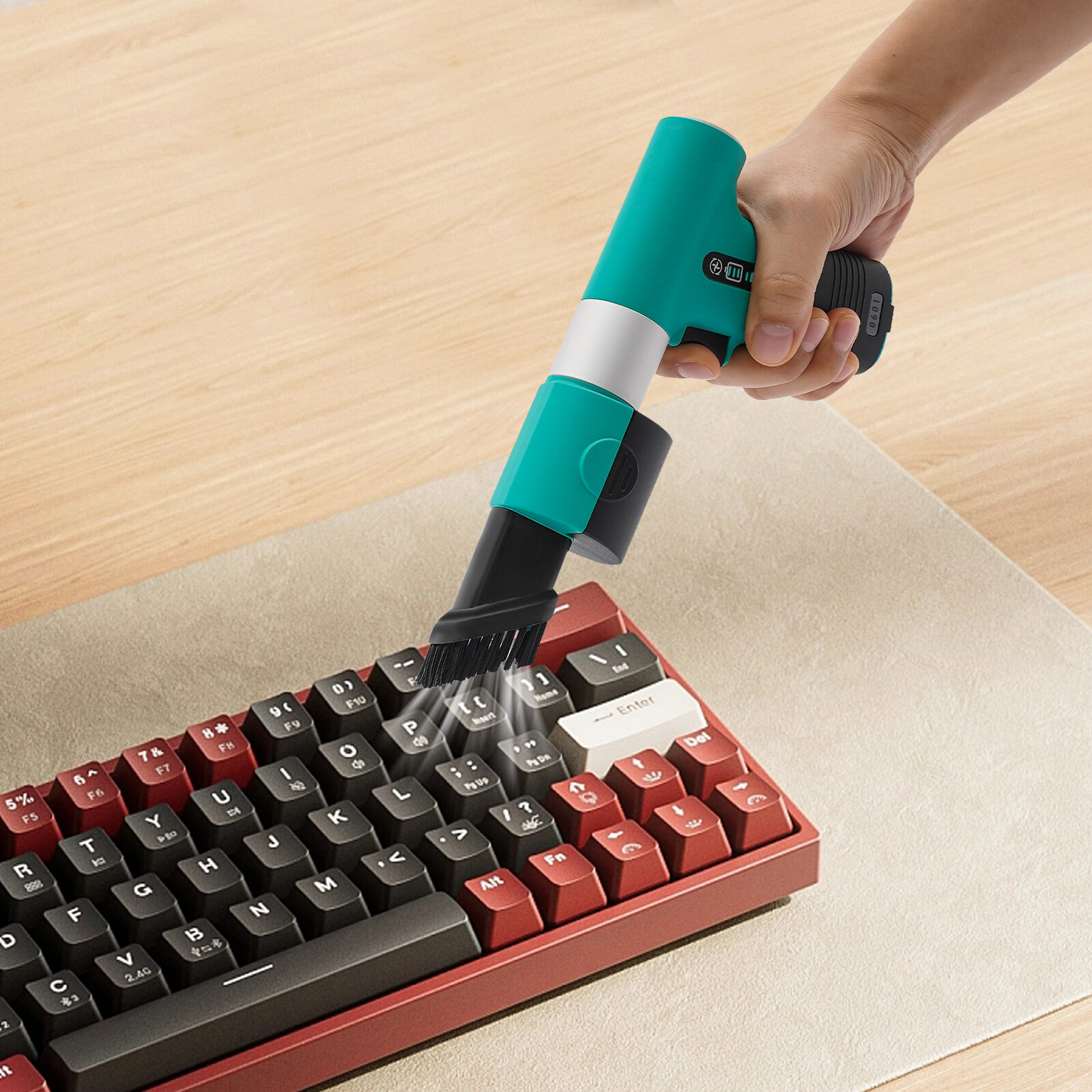 Electric Compressed Air Duster Tiny Electric Cleaner Rechargeable Air Blower