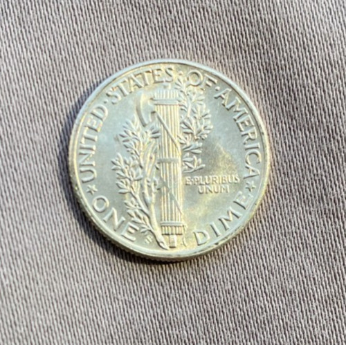 1944-S Mercury Dime BU- 90% Silver