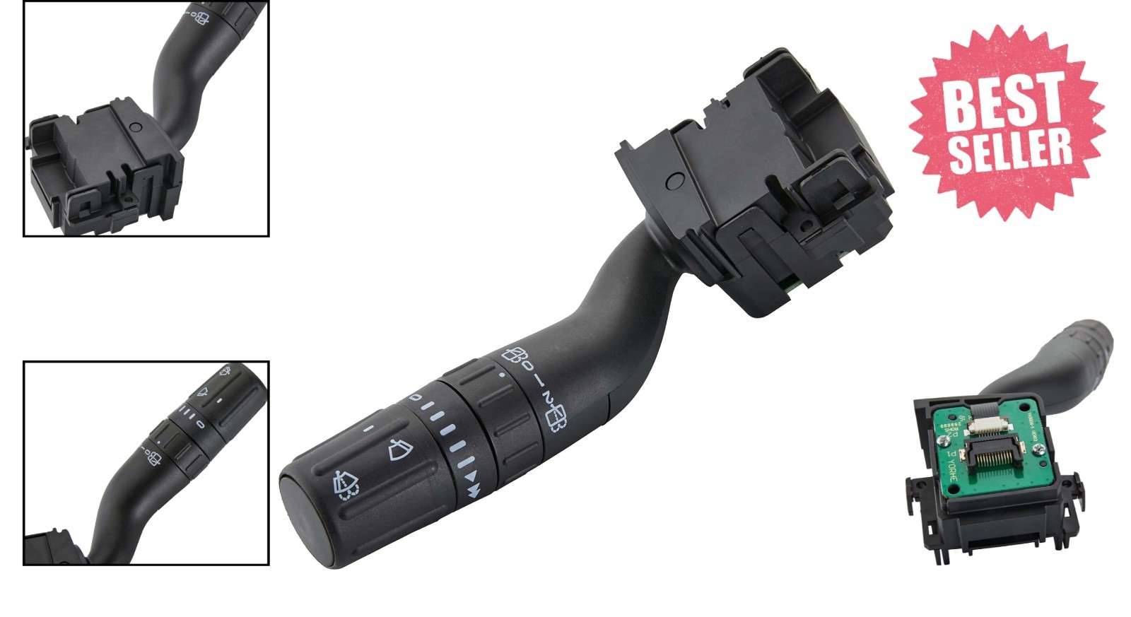 Windshield Wiper Switch Compatible with Ford Edge 2011-2015, Explorer 2011-2019,