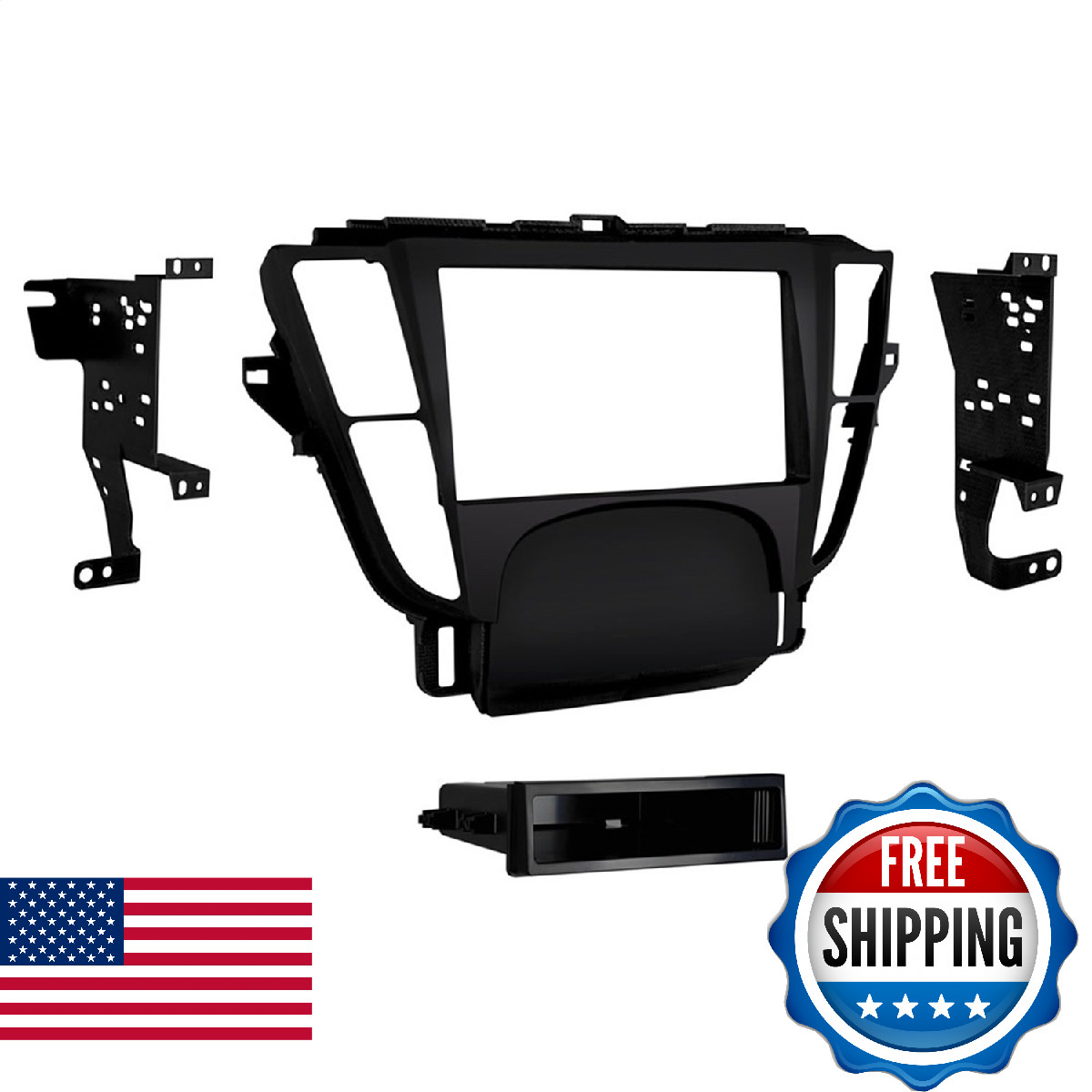 Metra 99-7808B Single/Double Din Dash Kit For 2009-2014 Acura Tl Black