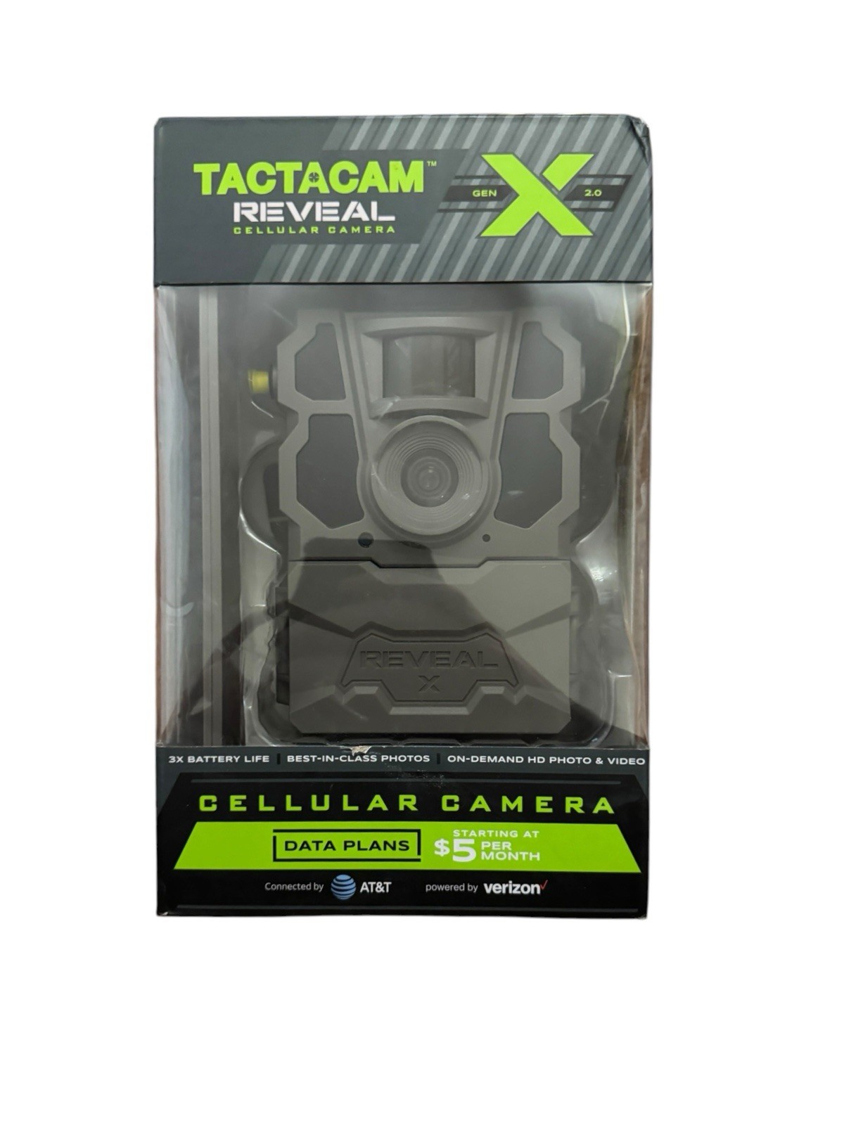 Tactacam Reveal X Gen 2.0 Cellular Trail Camera Gray TA-TC-XG2