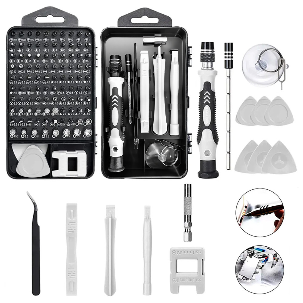 115 In 1 Magnetic Precision Screwdriver Set Electronics Repair  Tool Kit