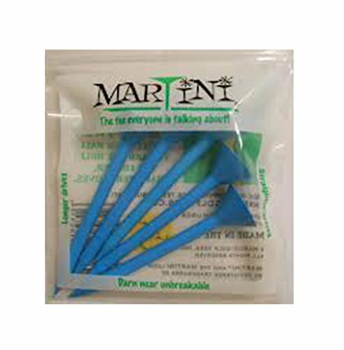 J&M Martini Tee (5 Pack), 3", Blue