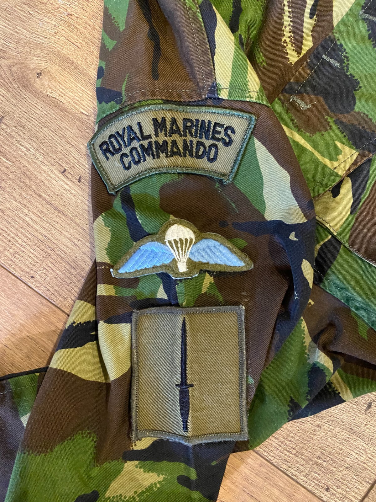 British Royal Marine Camouflage DPM Uniform size medium regular, never worn