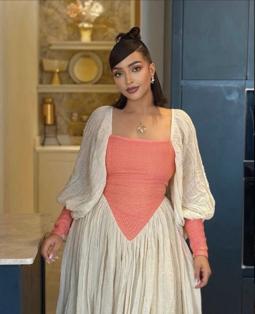 Beautiful And Gorgeous Handmade Ethiopian Eritrean Tradition Dress Habesha Kenia