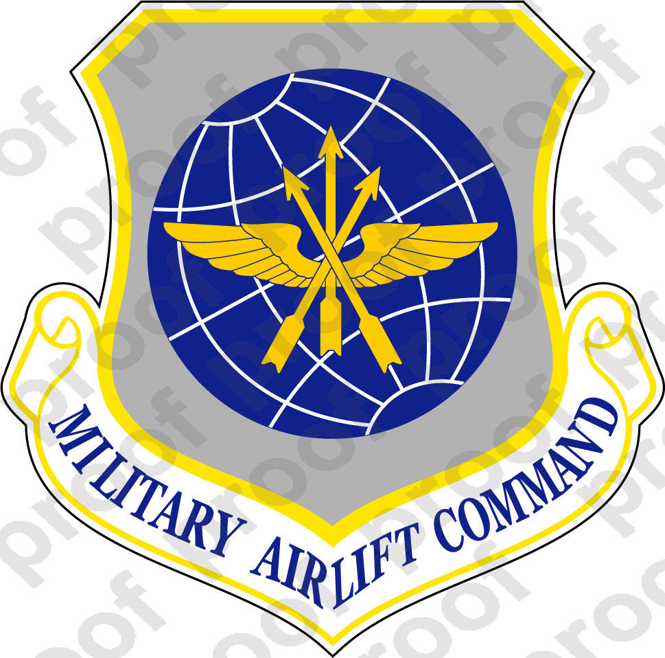 STICKER USAF Military Airlift Command NEW