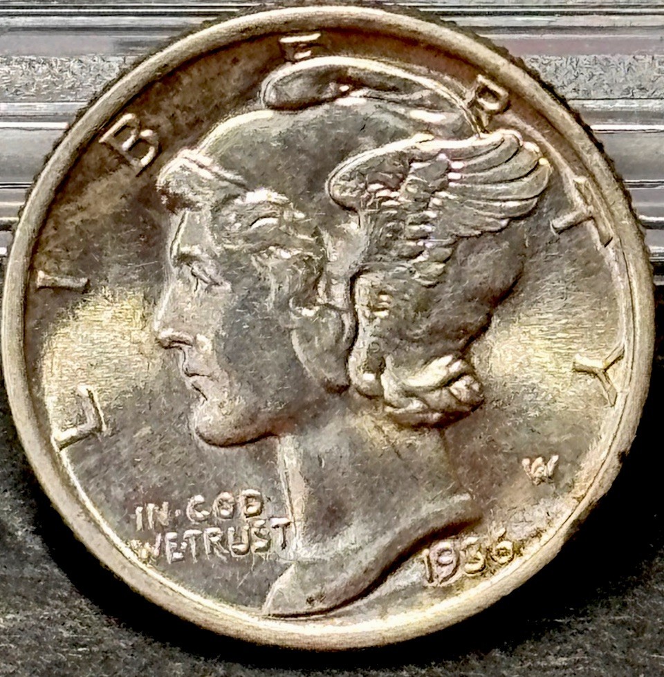 1936 Mercury Dime DDO FS-101 SUPERB GEM BU FSB. Rare Variety!!!