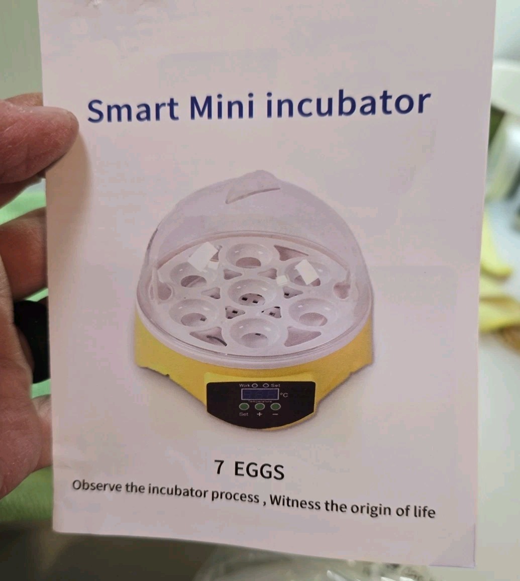 7 Eggs Automatic Digital Egg Incubator Chicken Bird Hatchers Temperature Control