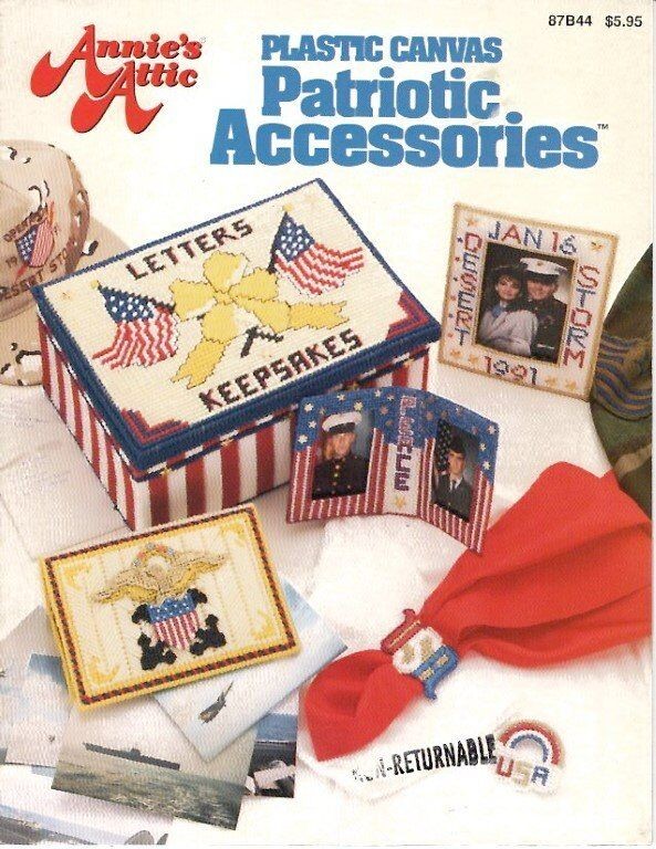 VGT ANNIE'S ATTIC PLASTIC CANVAS PATRIOTIC ACCESSORIES