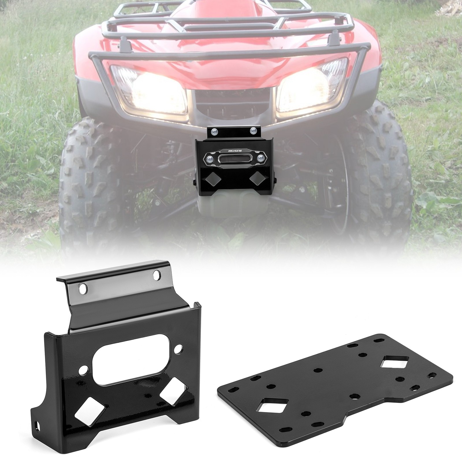Heavy Duty Steel Winch Mount For Honda Recon TRX260 (TE*TM) 2007-2026