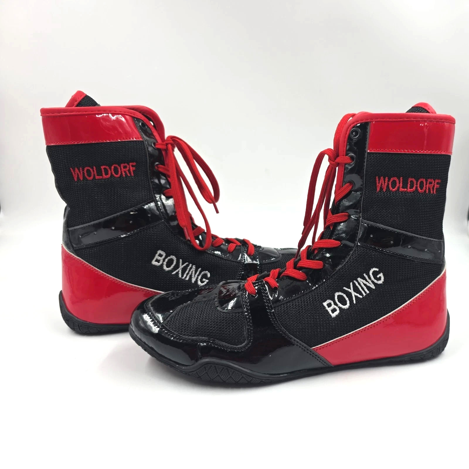 Athletic Lightweight Boxing Shoes High Ankle Support Fight Training Ring Boots