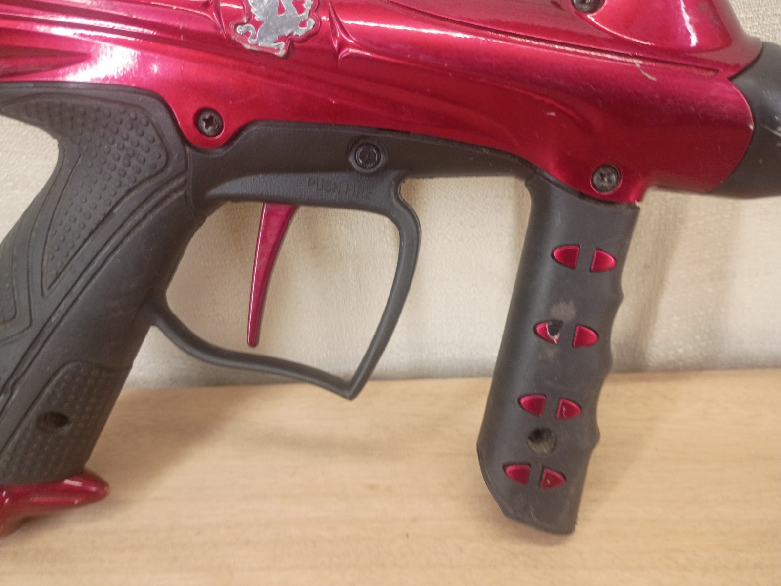 Tippmann Gryphon Paintball Marker Gun - Red/Black - UNTESTED Semi-Auto