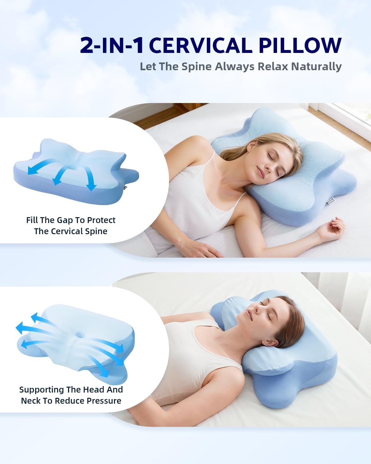 Cervical Neck Pillow