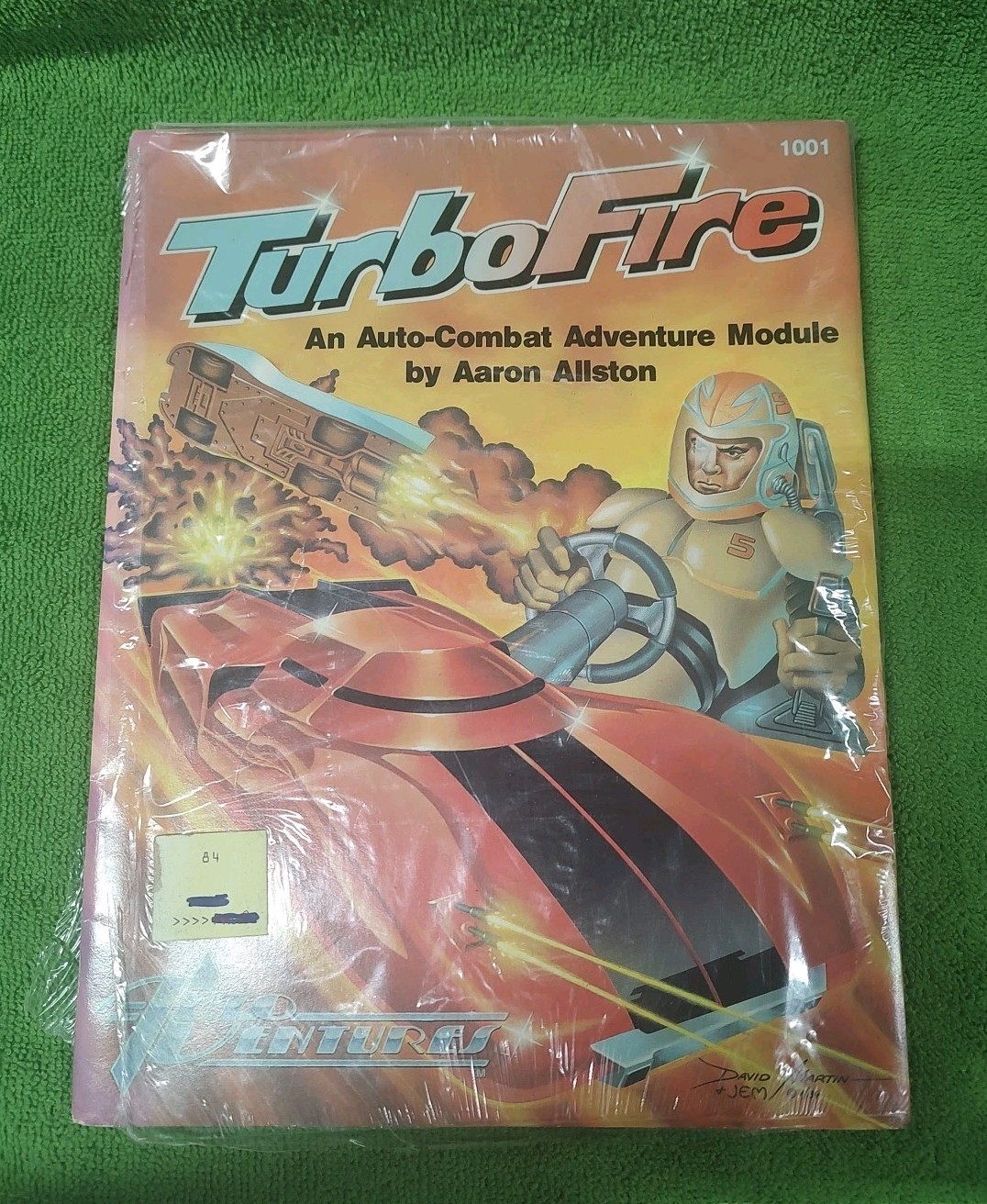 Auto Ventures Turbo Fire Auto Combat Adventure Module 1984