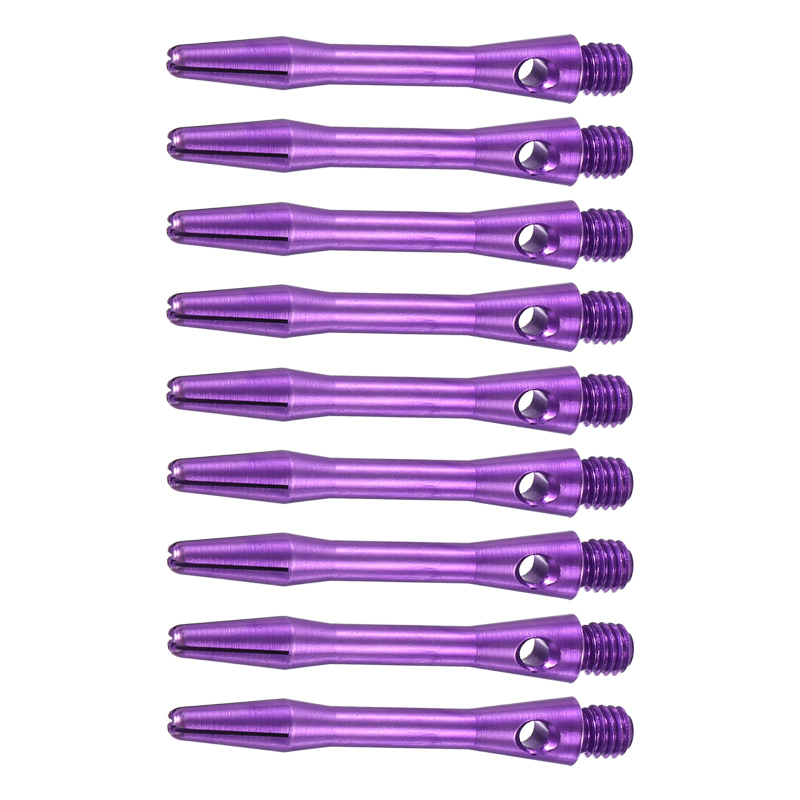 9Pcs Dart Shafts,Aluminum Medium 2BA Thread Dart Stems Replacement(Purple,35mm)