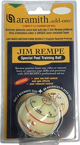 Aramith Jim Rempe Training Cue Pool Billiard Ball NEW!!