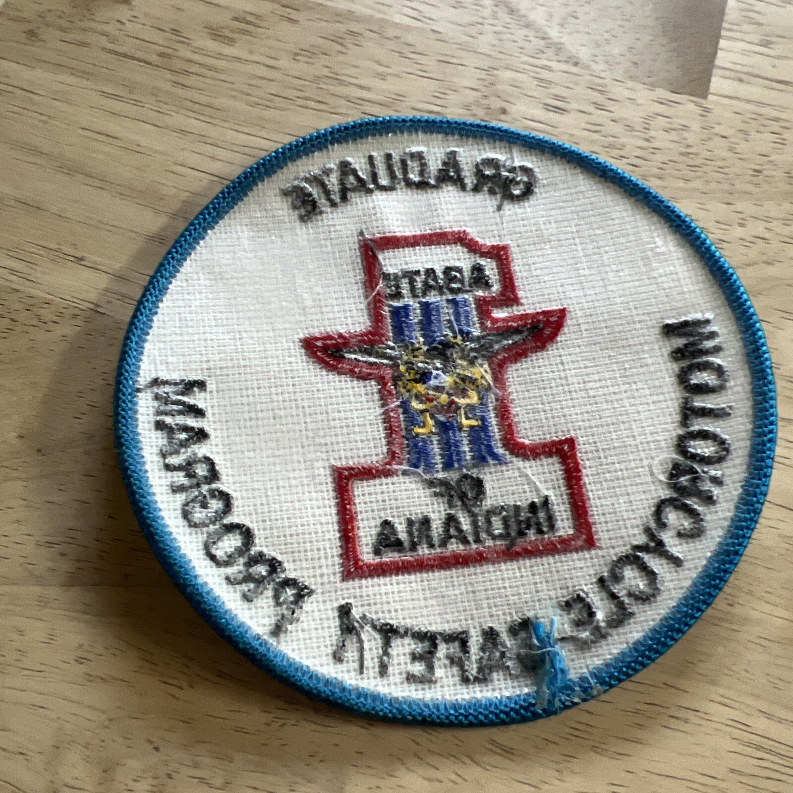 ABATE OF INDIANA GRADUATE Motorcycle Safety Program Patch