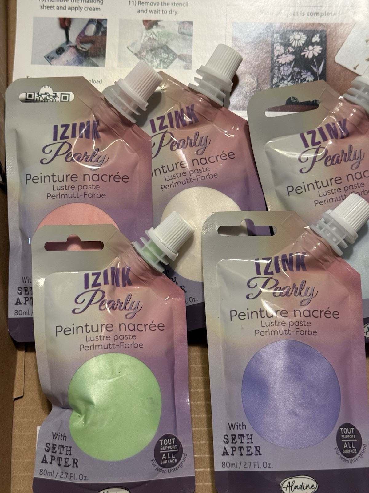 IZ INK Pearly Set Of 5