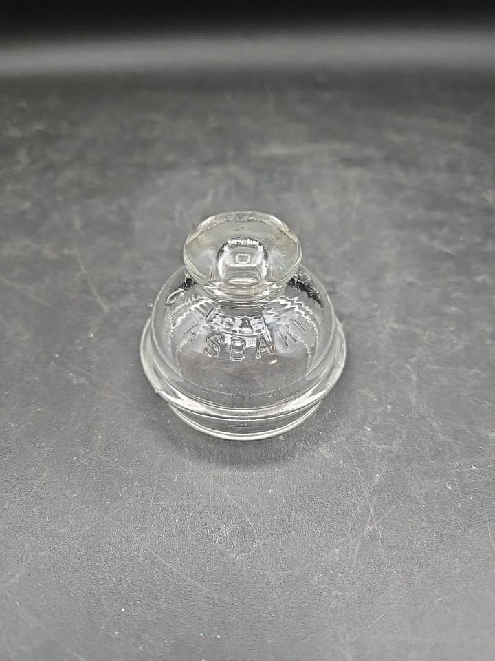 McKee Glasbake Clear Glass Percolator LID KNOB Coffee Pot Top Topper Made In USA