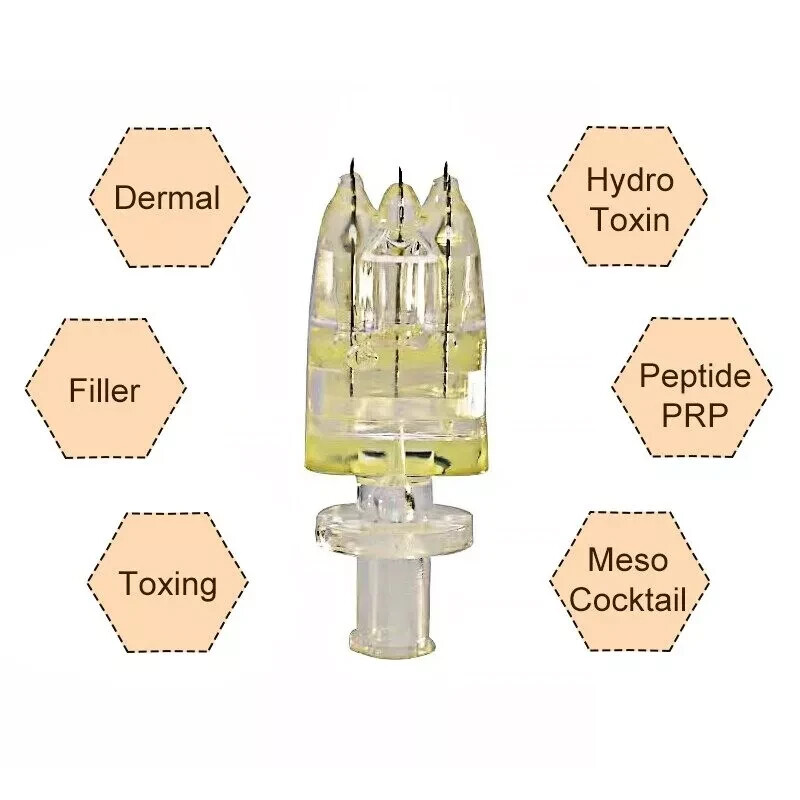 Crystal Multi Needle 5 Pin Mesotherapy Microneedle Replace Needle for Skin Care