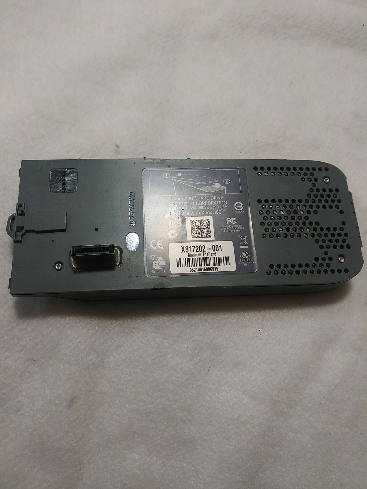 XBOX 360 Grey 60GB Hard Drive X817202-001