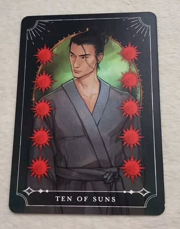 FAIRYLOOT AUGUST 2024 TAROT CARD TEN OF SUNS ZHANG LIN GIRL WITH NO REFLECTION